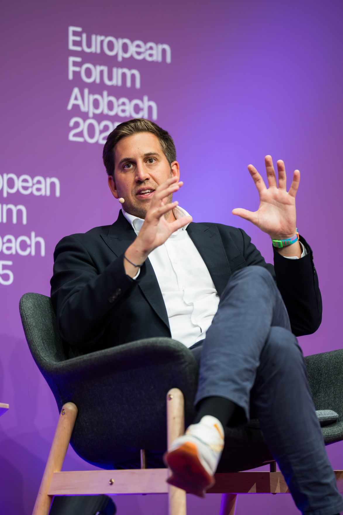 Am 28. August 2025 nahm Staatssekret&auml;r Alexander Pr&ouml;ll (im Bild) am mehrt&auml;gigen Forum Alpbach teil.