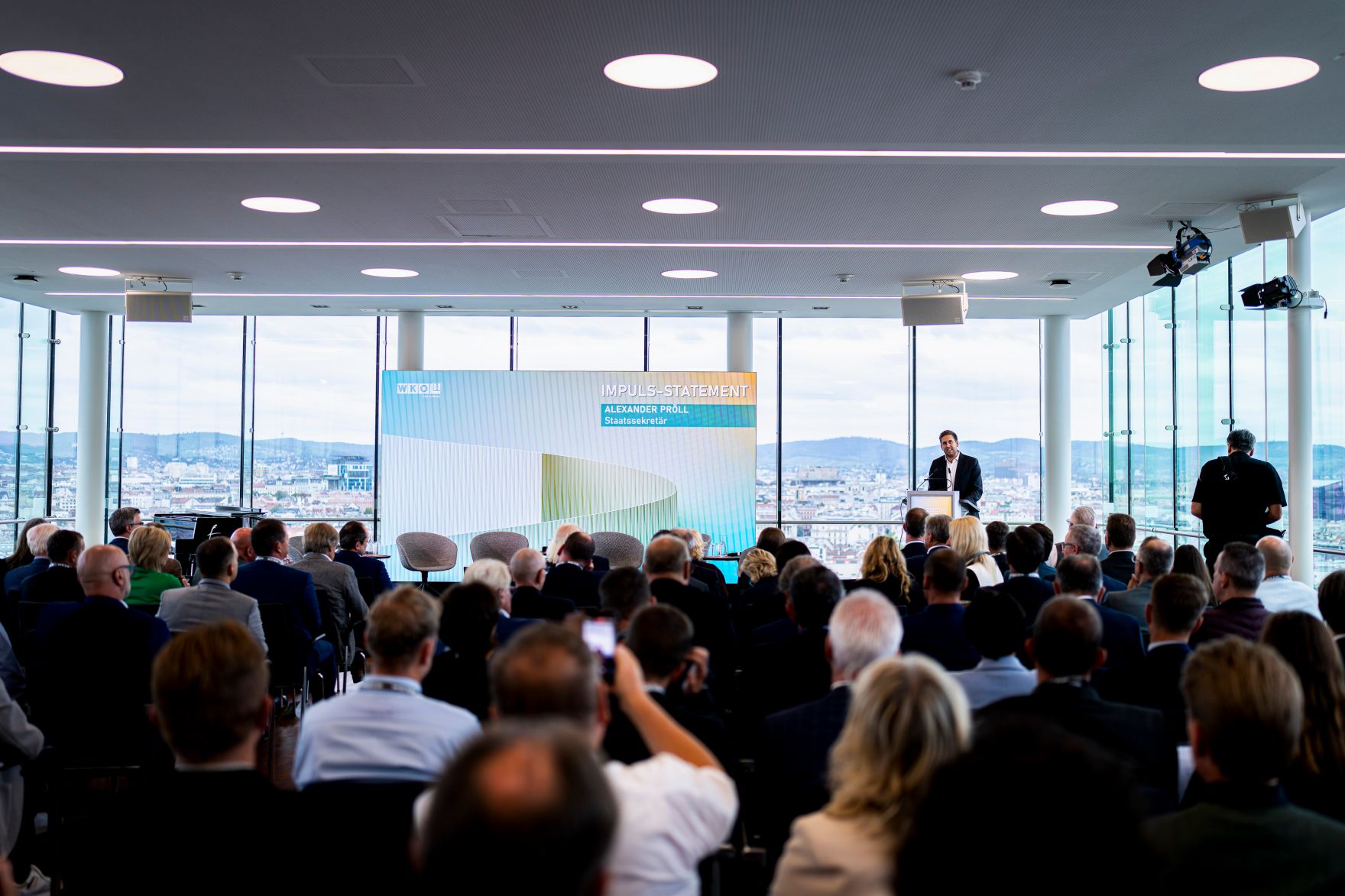 Am 23. September 2025 nahm Staatssekret&auml;r Alexander Pr&ouml;ll am WKO Handelstag 25 teil.