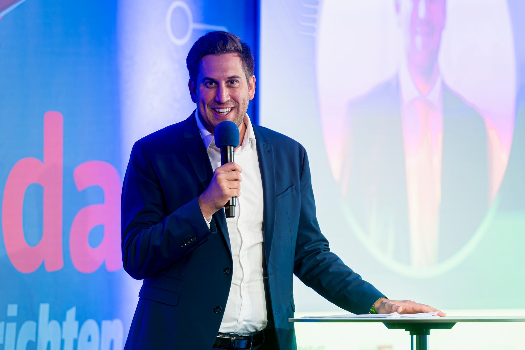 Am 16. Oktober 2025 nahm Staatssekret&auml;r Alexander Pr&ouml;ll (im Bild) an den Ober&ouml;sterreichischen Nachrichten Digital Days teil.