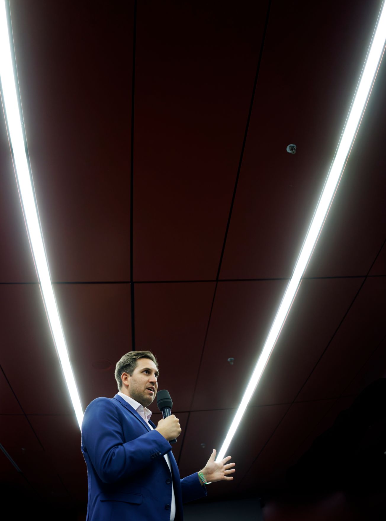 Am 17. Oktober 2025 nahm Staatssekret&auml;r Alexander Pr&ouml;ll (im Bild) an einer Podiumsdiskussion beim Ars Electronica teil.