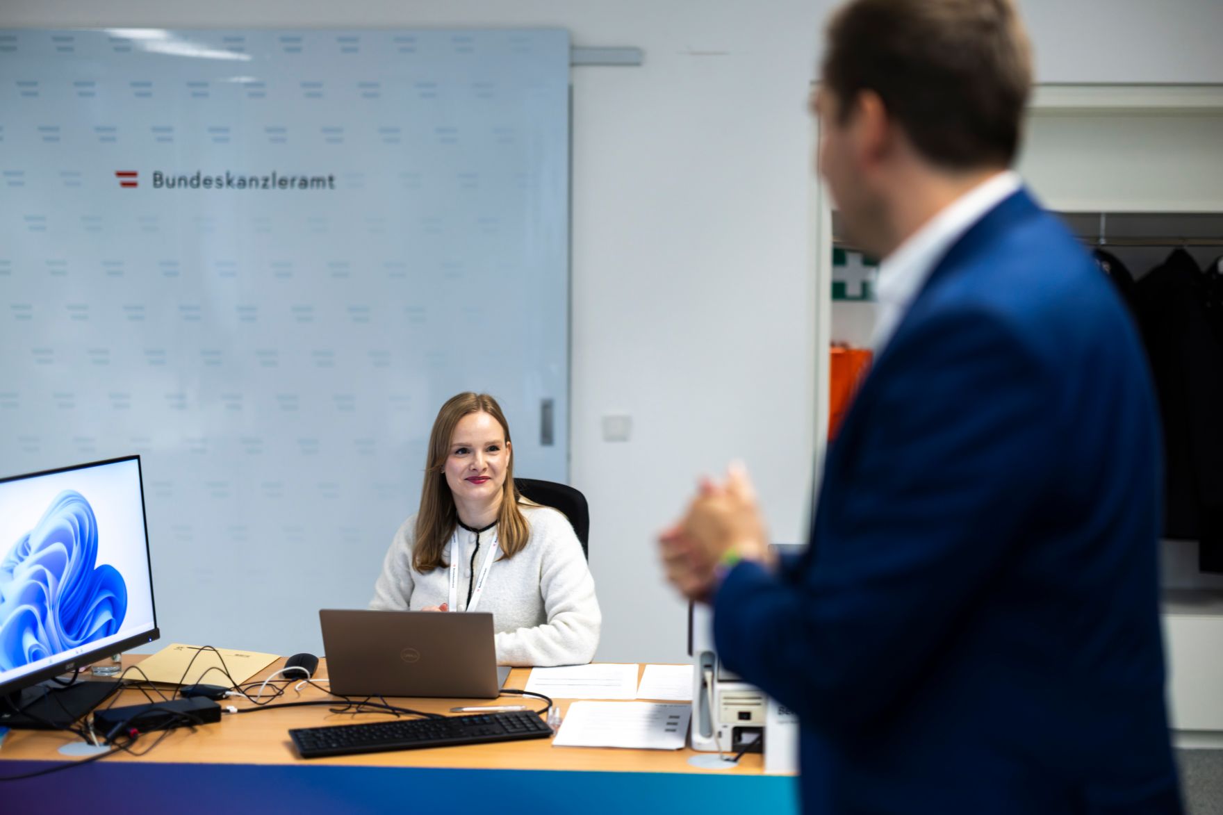 Am 10. Februar 2026 nahm Staatssekret&auml;r Alexander Pr&ouml;ll (r.) an der Er&ouml;ffnung der Digital Austria Servicestelle teil.