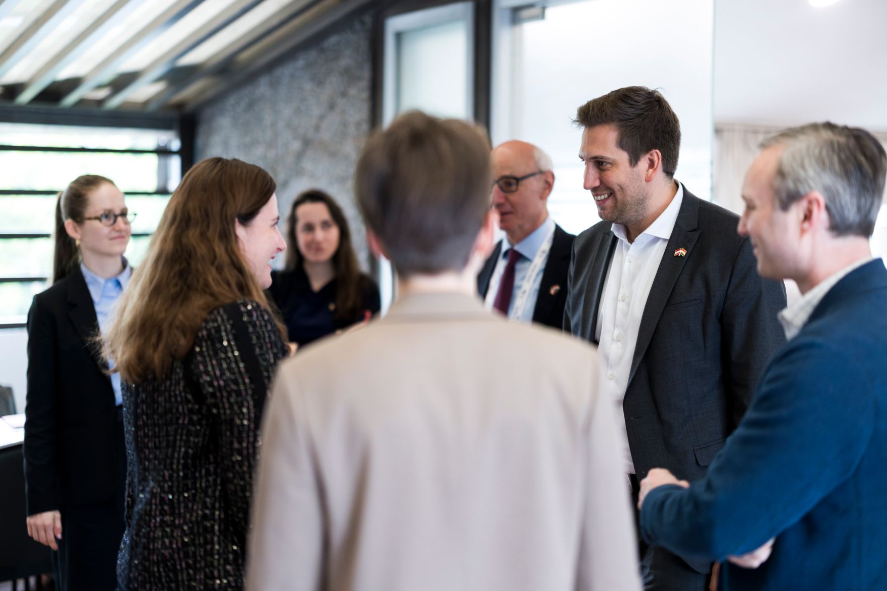 Am 18. Februar 2026 reiste Staatssekret&auml;r Alexander Pr&ouml;ll (2.v.r.) zu einem mehrt&auml;gigen Arbeitsbesuch nach Neu-Delhi.