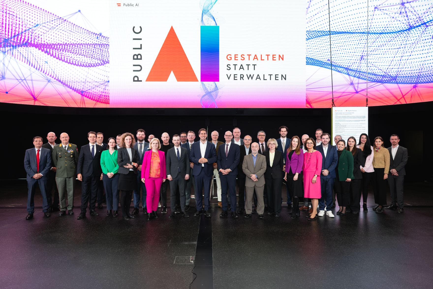 Am 19. M&auml;rz 2026 nahm Staatssekret&auml;r Alexander Pr&ouml;ll (m.) an der KI-Konklave im Haus der Digitalisierung teil.