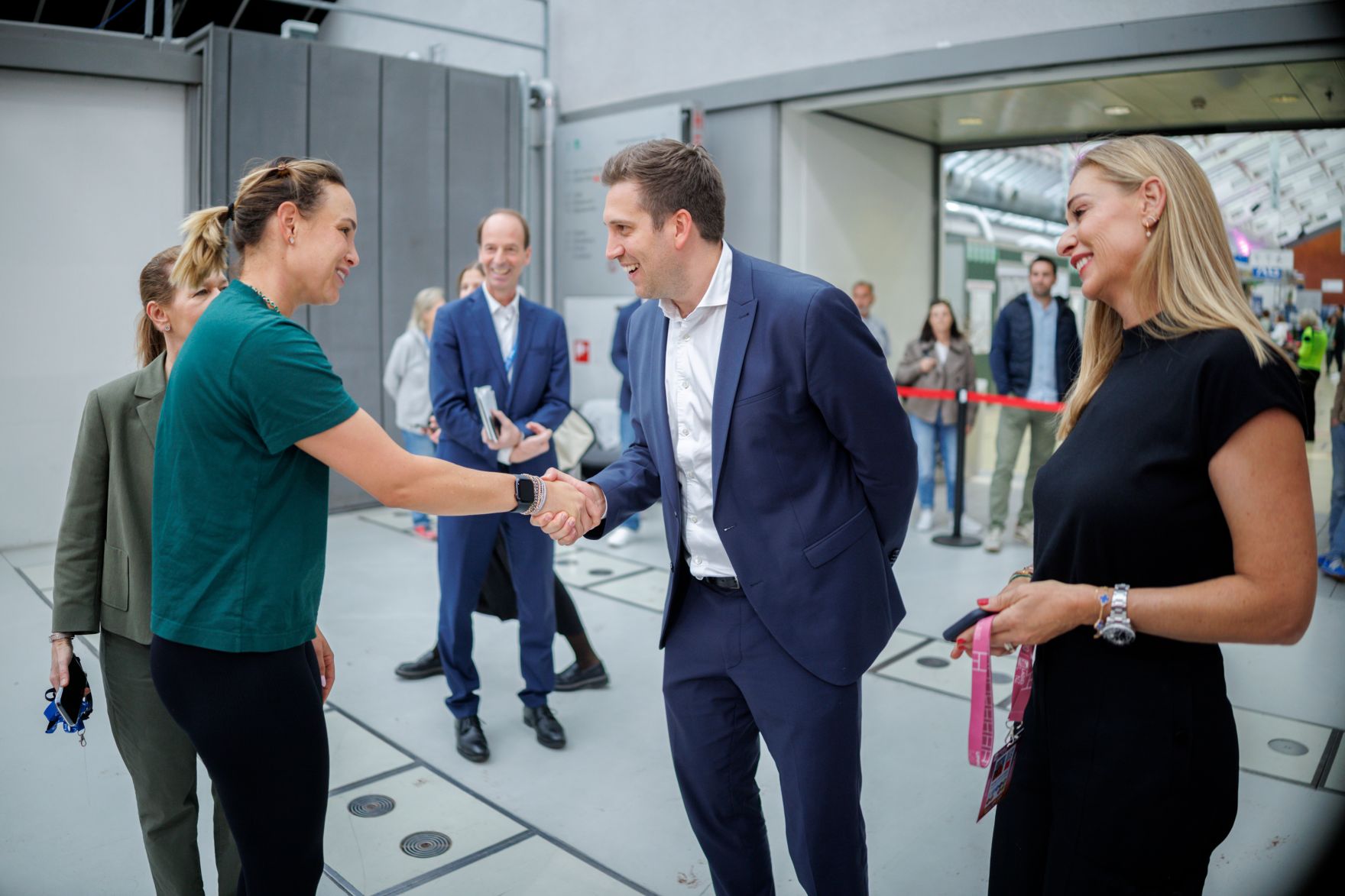 Am 9. April 2026 besuchte Staatssekret&auml;r Alexander Pr&ouml;ll (im Bild) im Rahmen seines Bundesl&auml;ndertages in Ober&ouml;sterreich das Upper Austria Ladies Linz.