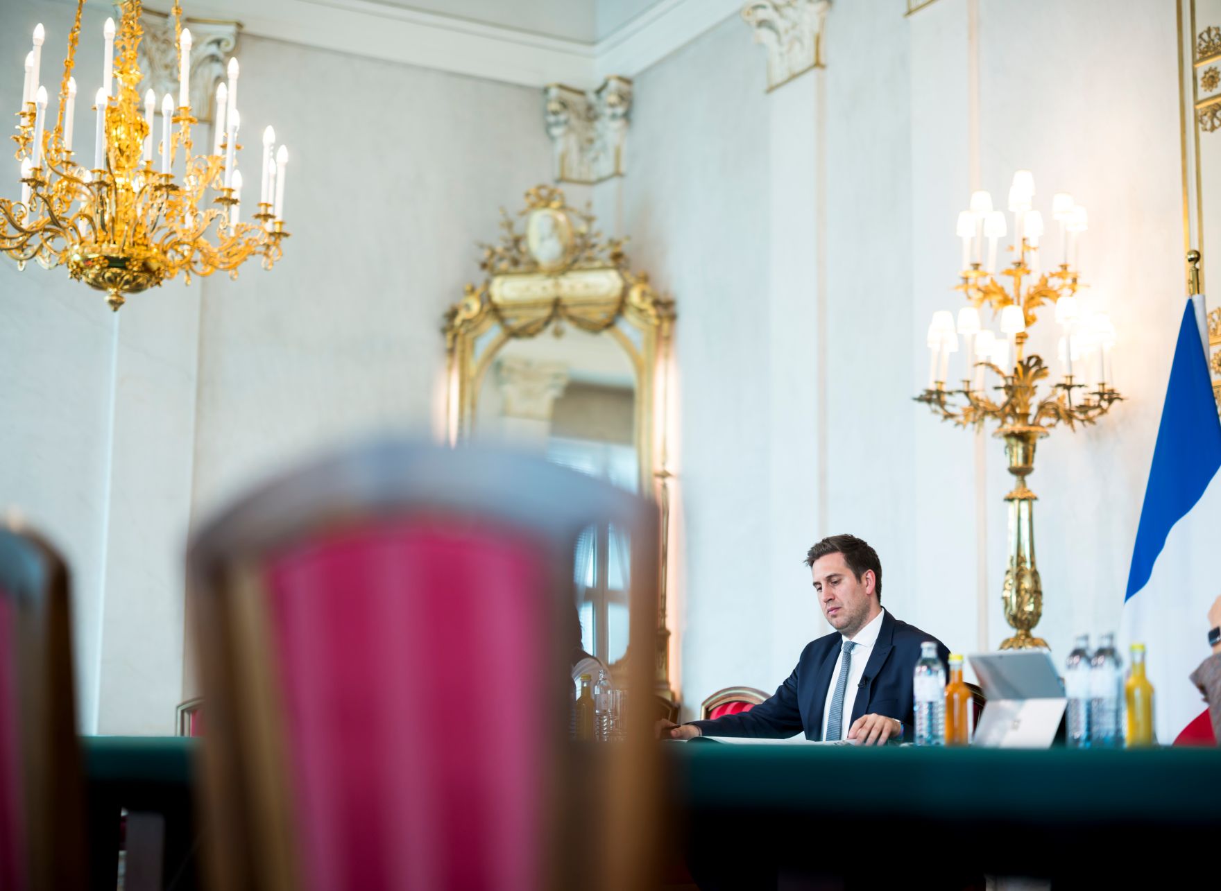 Am 16. April 2026 nahm Staatssekret&auml;r Alexander Pr&ouml;ll (im Bild) an der EU-Konferenz zum Jugendschutz in sozialen Medien teil.