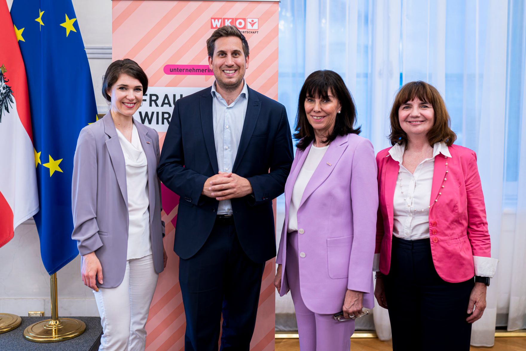 Am 20. Mai 2026 nahm Staatssekret&auml;r Alexander Pr&ouml;ll (2.v.l.) an der Veranstaltung "She goes AI" im Bundeskanzleramt teil.