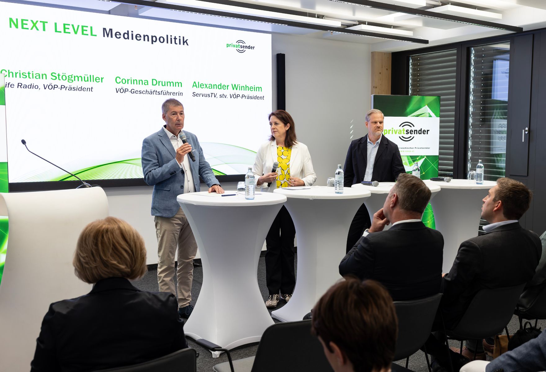 Am 28. Mai 2026 nahm Staatssekret&auml;r Alexander Pr&ouml;ll (im Bild) am V&Ouml;P-Forum &bdquo;Next Level Medienpolitik&ldquo; teil.