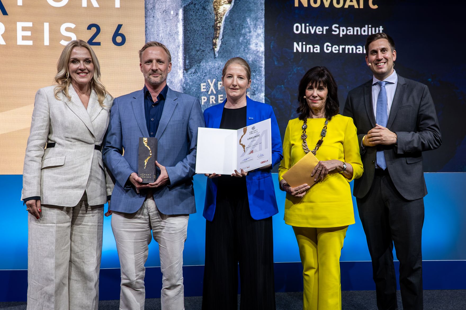 Am 28. Mai 2026 nahm Staatssekret&auml;r Alexander Pr&ouml;ll (r.) an der Verleihung des Exportpreises 2026 teil.