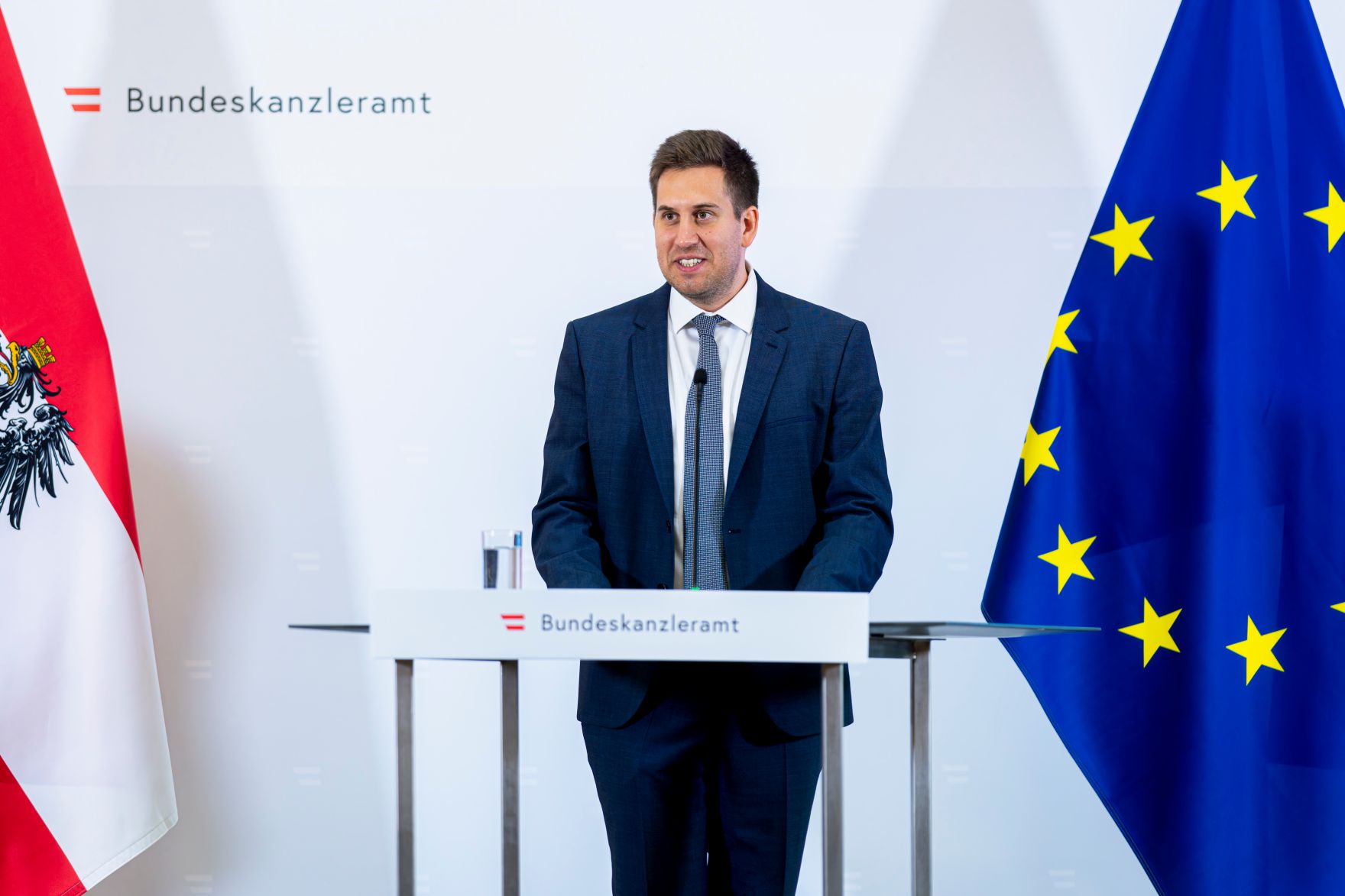 Am 23. Juni 2026 hielt Staatssekret&auml;r Alexander Pr&ouml;ll (im Bild) eine Rede anl&auml;sslich des Tag des &Ouml;ffentlichen Dienst.