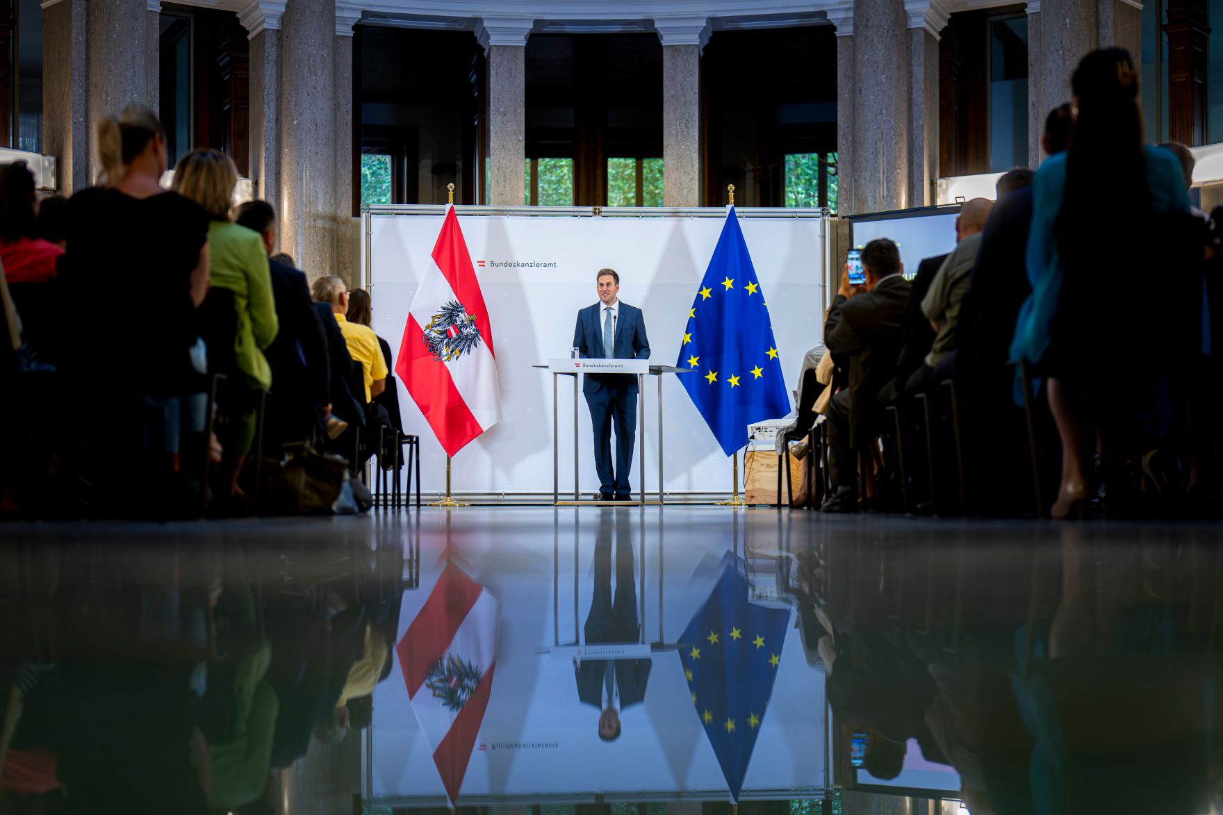 Am 23. Juni 2026 hielt Staatssekret&auml;r Alexander Pr&ouml;ll (im Bild) eine Rede anl&auml;sslich des Tag des &Ouml;ffentlichen Dienst.