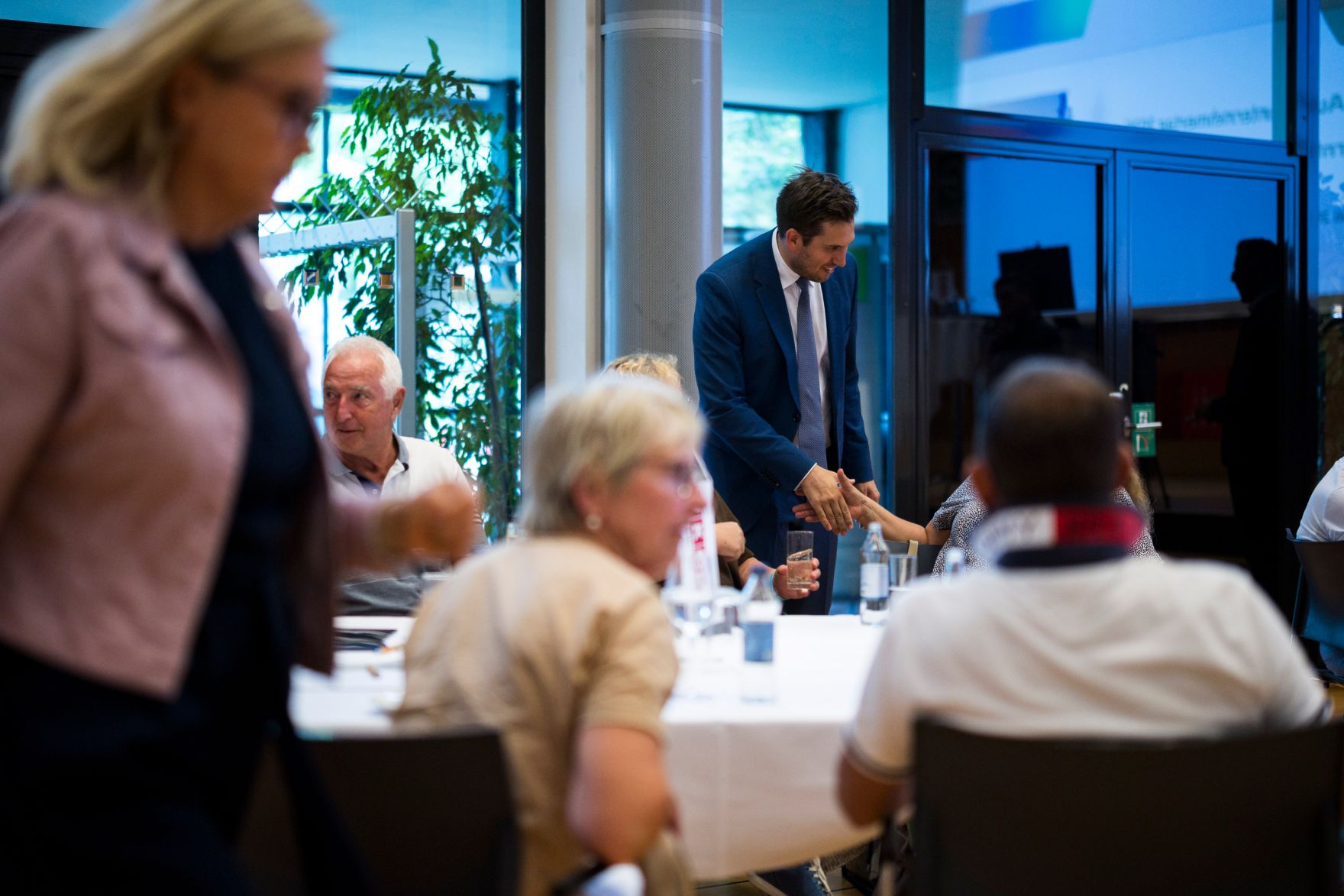 Am 1. Juli 2026 nahm Staatssekret&auml;r Alexander Pr&ouml;ll (im Bild) im Rahmen seines Bundesl&auml;ndertags am ID Austria Unternehmertag in Klagenfurt teil.