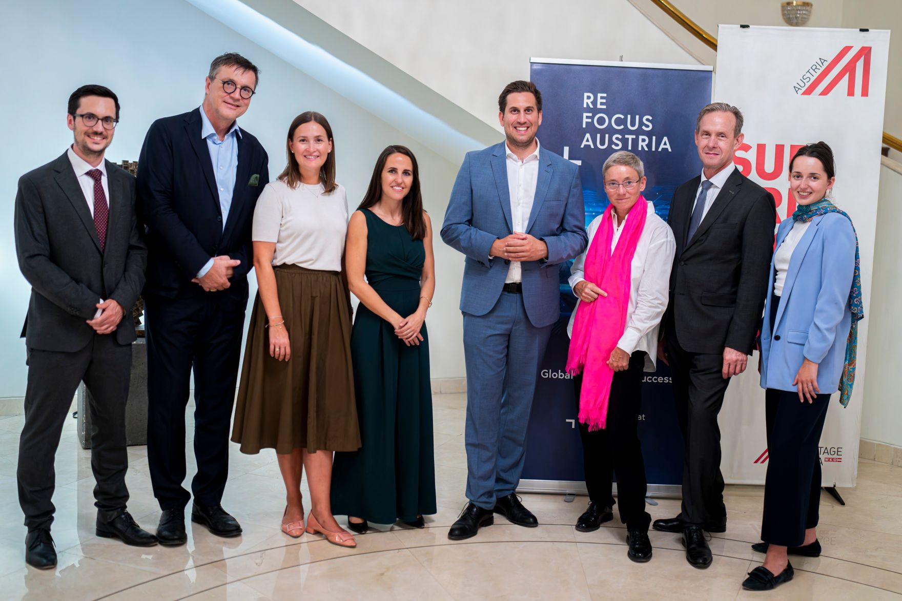 Am 31. August 2026 reise Staatssekret&auml;r Alexander Pr&ouml;ll zu einem Arbeitsbesuch nach Riad. Im Bild beim Empfang von ReFocus Austria.