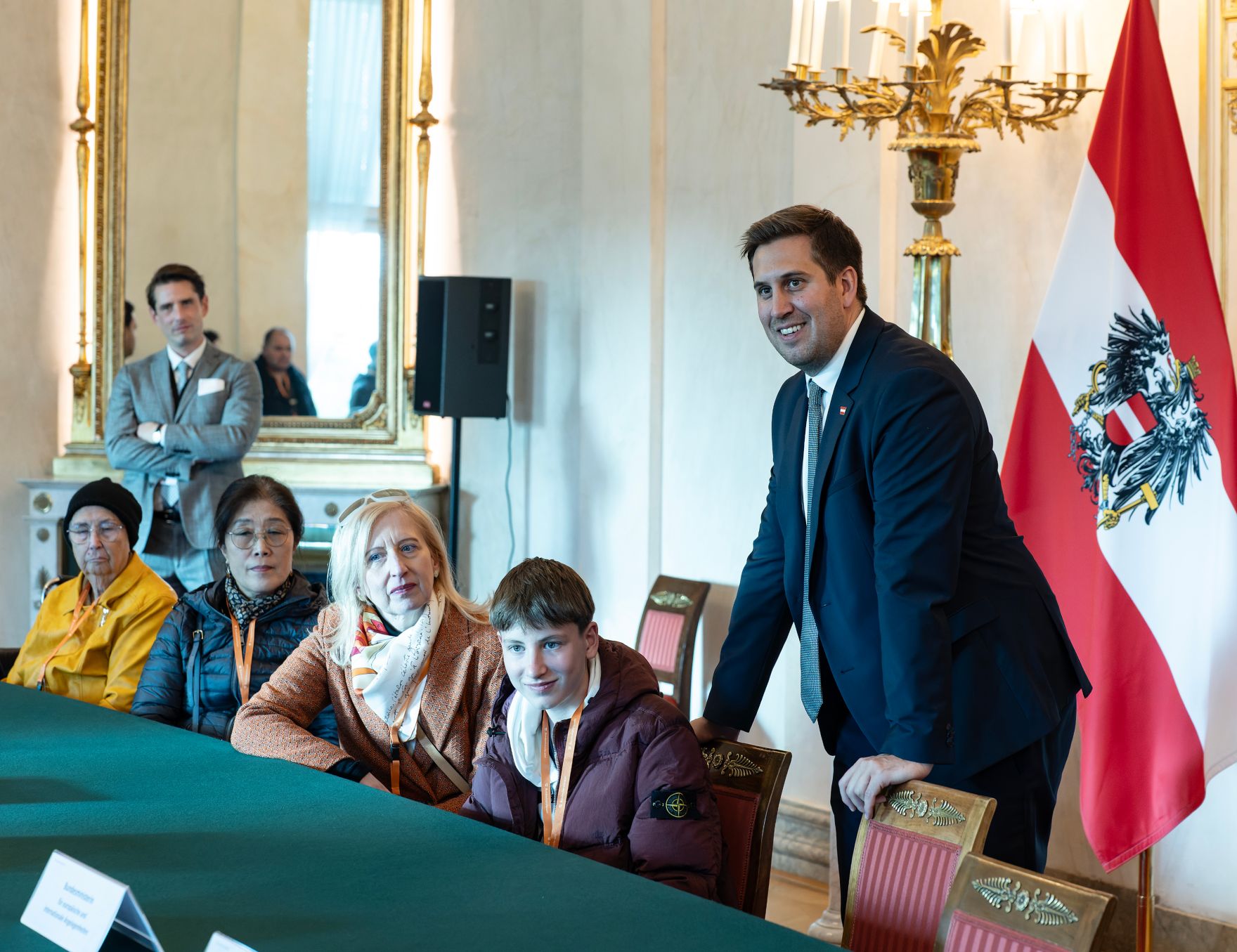 Am 26. Oktober 2026 lud Staatssekret&auml;r Alexander Pr&ouml;ll (im Bild) anl&auml;sslich des Nationalfeiertags Besucherinnen und Besucher zum Tag der offenen T&uuml;r ins Bundeskanzleramt.