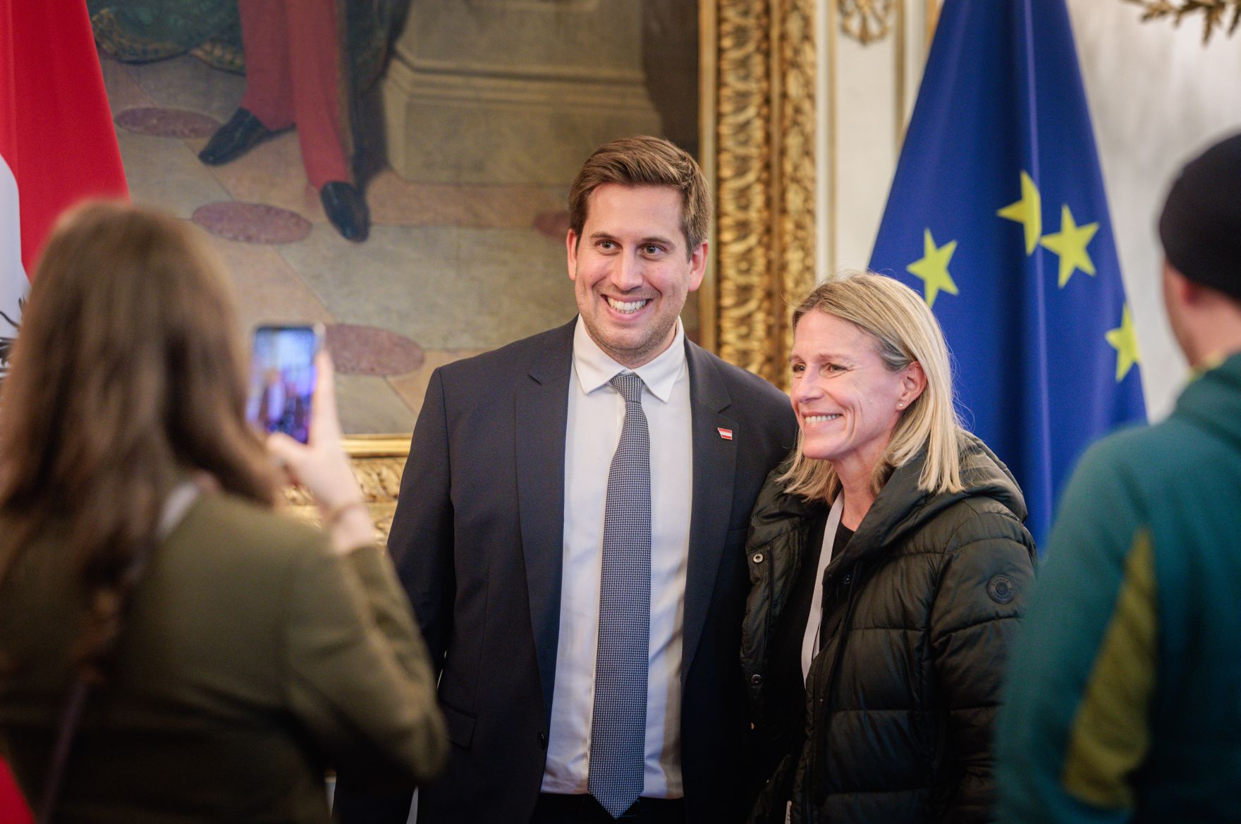 Am 26. Oktober 2026 lud Staatssekret&auml;r Alexander Pr&ouml;ll (im Bild) anl&auml;sslich des Nationalfeiertags Besucherinnen und Besucher zum Tag der offenen T&uuml;r ins Bundeskanzleramt.