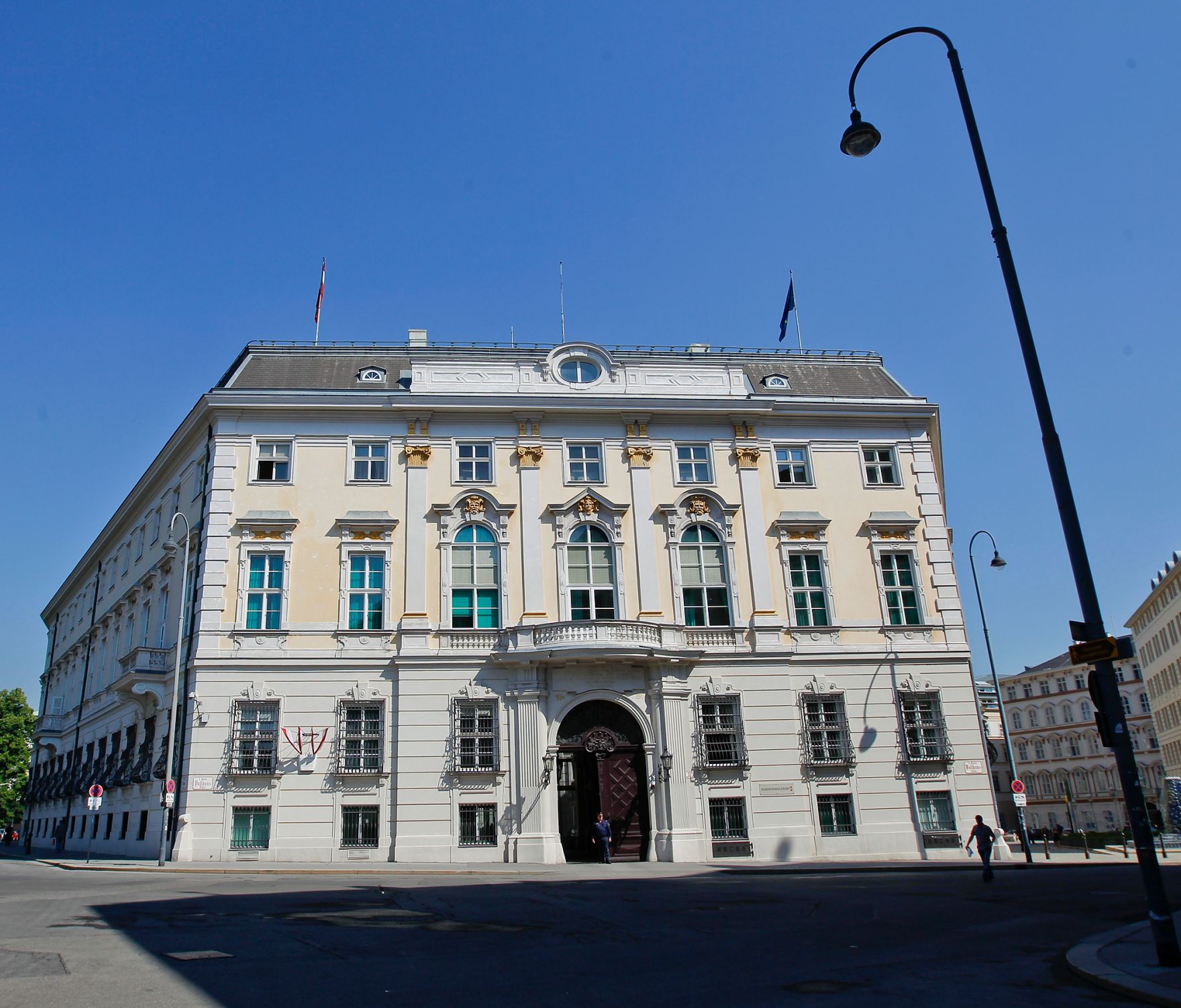 &Ouml;sterreichisches Bundeskanzleramt am Ballhausplatz in Wien.