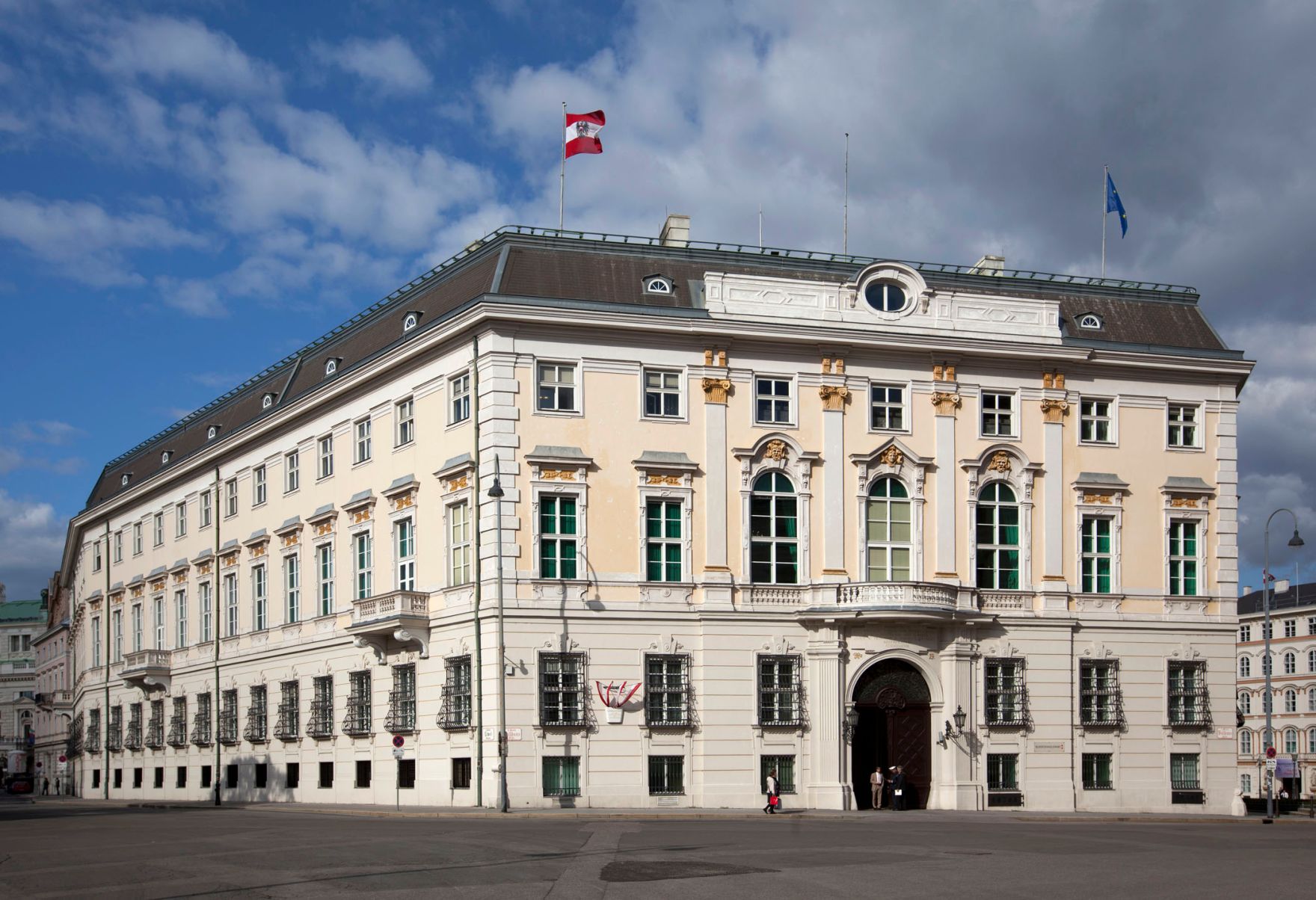 &Ouml;sterreichisches Bundeskanzleramt am Ballhausplatz in Wien.