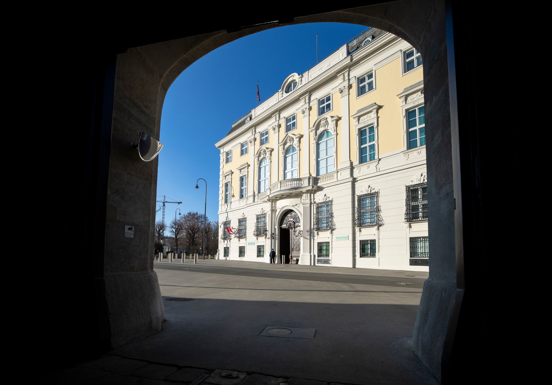 &Ouml;sterreichisches Bundeskanzleramt am Ballhausplatz in Wien.