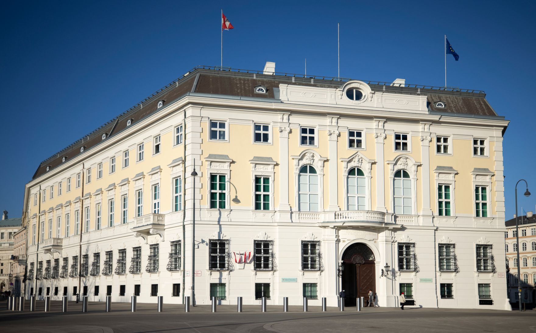 &Ouml;sterreichisches Bundeskanzleramt am Ballhausplatz in Wien.