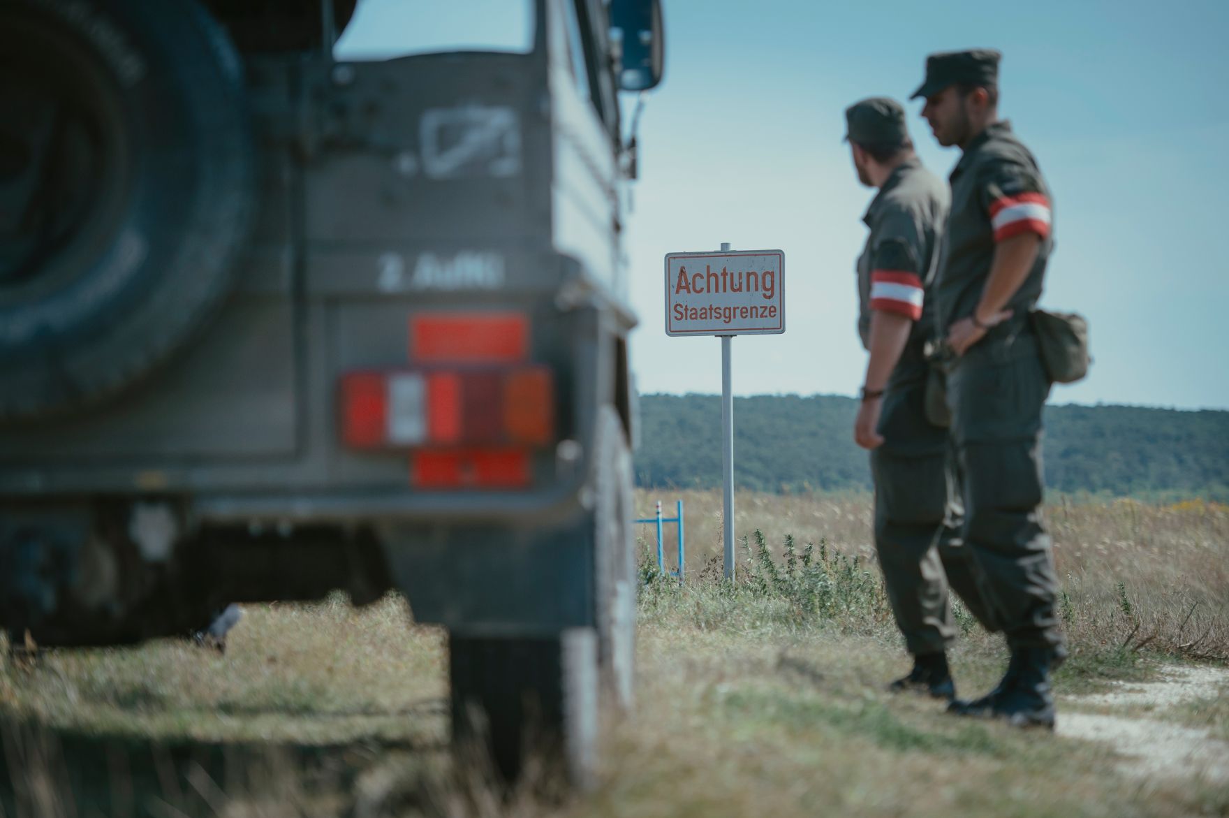 Grenzraum&uuml;berwachung/Assistenzeinsatz durch Milizsoldaten des &Ouml;sterreichischen Bundesheeres. Schlagw&ouml;rter: Sicherheit, &Uuml;berwachung, Grenze, Kontrolle, Milizsoldaten, Bundesheer, Rat f&uuml;r Ausw&auml;rtige Angelegenheiten, FAC, Rat f&uuml;r Justiz und Inneres, JHA