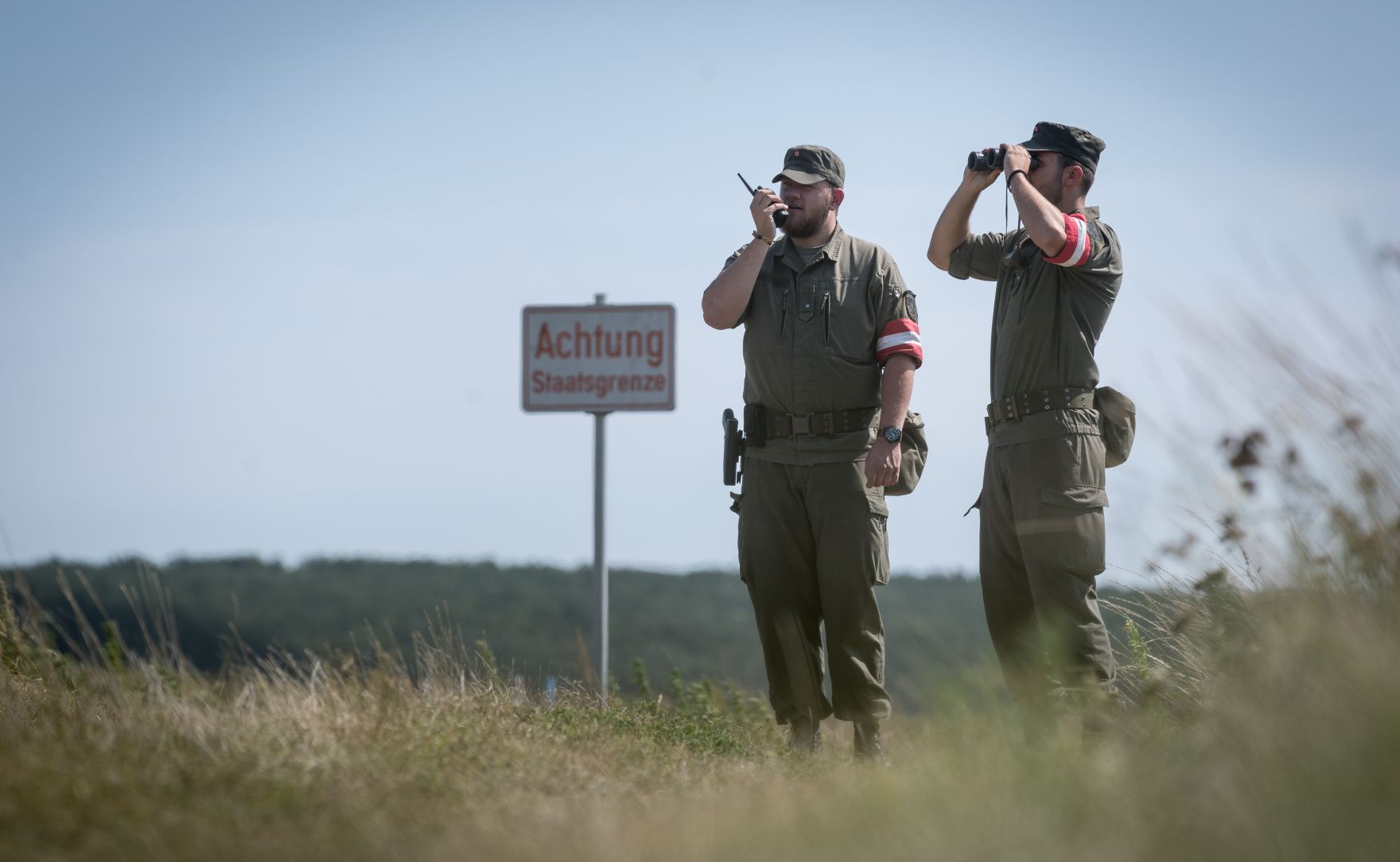 Grenzraum&uuml;berwachung/Assistenzeinsatz durch Milizsoldaten des &Ouml;sterreichischen Bundesheeres. Schlagw&ouml;rter: Sicherheit, &Uuml;berwachung, Grenze, Kontrolle, Milizsoldaten, Bundesheer, Rat f&uuml;r Ausw&auml;rtige Angelegenheiten, FAC, Rat f&uuml;r Justiz und Inneres, JHA
