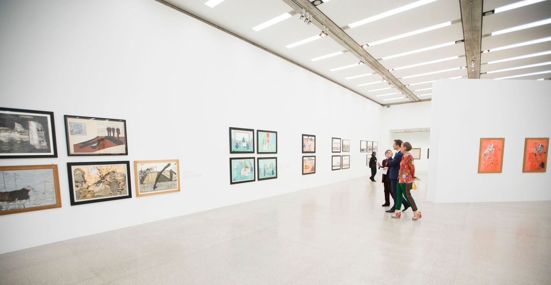 Ausstellungser&ouml;ffnung zu "Bruno Gironcoli: In der Arbeit sch&uuml;chtern bleiben" im Museum moderner Kunst Stiftung Ludwig Wien. Schlagw&ouml;rter: Ausstellung, Museum, Kunst, Kultur, Malerei, Rat f&uuml;r Bildung, Jugend, Kultur, Sport, EYC