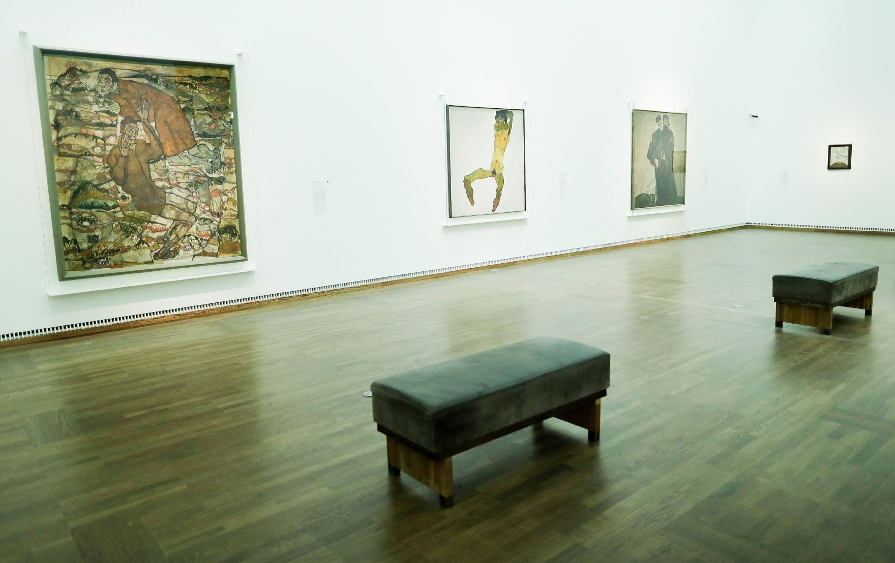 Die Ausstellung &quot;EGON SCHIELE - Die Jubil&auml;umsschau&quot; im Leopoldmuseum. Schlagw&ouml;rter: Ausstellung, Museum, Kunst, Kultur, Malerei, Rat f&uuml;r Bildung, Jugend, Kultur, Sport, EYC