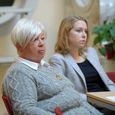 Am 20. November 2013 fand im Haus des Sports die Diskussionsveranstaltung &bdquo;Internationaler Sport &ndash; eine rechtliche Herausforderung f&uuml;r Verwaltung und Gerichtsbarkeit?&ldquo; statt. Im Bild Teilnehmer der Veranstaltung.