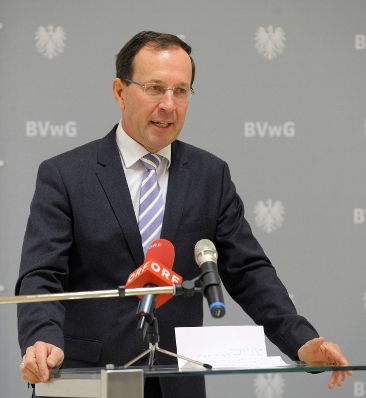 Am 18. Dezember 2013 fand die &Uuml;bergabe des neuen Amtsgeb&auml;udes f&uuml;r das Bundesverwaltungsgericht in Wien statt. Im Bild Wolfgang Gleissner, Gesch&auml;ftsf&uuml;hrer von Austrian Real Estate. 
