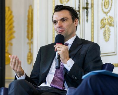 Am 28. J&auml;nner 2015 fand im Bundeskanzleramt die Veranstaltung &bdquo;Was bedeutet Datenschutz f&uuml;r Unternehmen&ldquo; anl&auml;sslich des 9. Europ&auml;ischen Datenschutztages statt. Im Bild Jochen Borenich, Vertriebsvorstand der Kapsch BusinessCom AG.