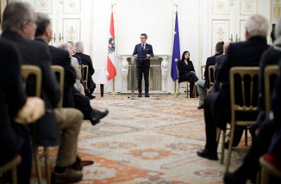 Am 22. November 2018 verlieh Sektionschef J&uuml;rgen Meindl (im Bild) den &Ouml;sterreichischen Staatspreis f&uuml;r Kulturpublizistik an Martin Pollack.