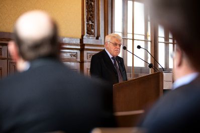 Am 3. Dezember 2018 wurden die Goldenen Ehrenzeichen f&uuml;r Verdienste um die Republik &Ouml;sterreich an Gerhard Heinz und Helmut Steubl (im Bild) &uuml;berreicht.