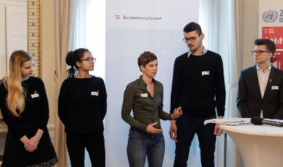 Am 3. Dezember 2018 fand die Veranstaltung &quot;Generation 2030: Together for a Good Life for Everyone&quot; im Bundeskanzleramt statt.