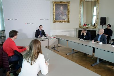 Am 5. Dezember 2019 lud Regierungssprecher Alexander Winterstein zu einem Briefing zu den aktuellen Themen der Bundesregierung.