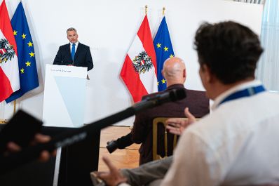 Am 18. August 2021 gab Innenminister Karl Nehammer (im Bild) ein Pressestatement vor dem Sonderrat der EU-Innenminister.