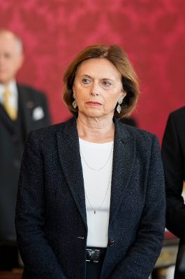Am 11. Mai 2022 wurde Staatssekret&auml;rin Susanne Kraus-Winkler (im Bild) angelobt.
