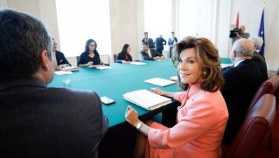 Am 01. Oktober 2019 fand der Ministerrat der Bundesregierung statt. Im Bild Bundeskanzlerin Brigitte Bierlein.