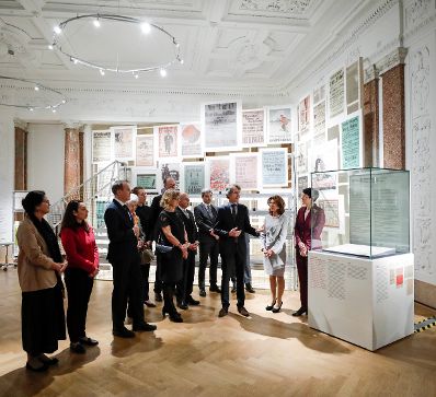 Am 26. Oktober 2019 besuchte die Bundesregierung anl&auml;sslich des Nationalfeiertags das Haus der Geschichte.