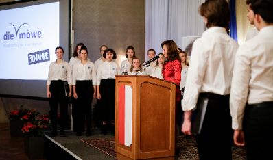 Am 29. November 2019 nahm Bundeskanzlerin Brigitte Bierlein (im Bild) an der Veranstaltung 30 Jahre M&ouml;we teil.