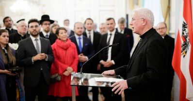 Am 19. Dezember 2019 lud Bundeskanzlerin Brigitte Bierlein religi&ouml;se Vertreterinnen und Vertreter zu einem Adventempfang in das Bundeskanzleramt.