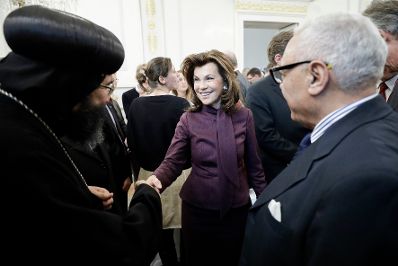 Am 19. Dezember 2019 lud Bundeskanzlerin Brigitte Bierlein religi&ouml;se Vertreterinnen und Vertreter zu einem Adventempfang in das Bundeskanzleramt.