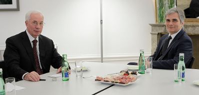 Am 8. November 2010 empfing Bundeskanzler Werner Faymann den Ministerpr&auml;sidenten der Ukraine, Mykola Azarov zu einem Arbeitsgespr&auml;ch im Bundeskanzleramt.