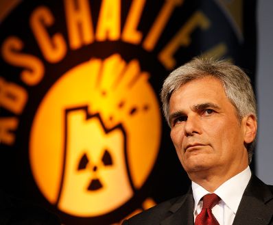 Am 25. April 2011 hielt Bundeskanzler Werner Faymann eine Rede bei der Gedenkkundgebung Tschernobyl und Fukushima - Verm&auml;chtnis und Verpflichtung.