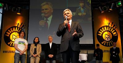Am 25. April 2011 hielt Bundeskanzler Werner Faymann eine Rede bei der Gedenkkundgebung Tschernobyl und Fukushima - Verm&auml;chtnis und Verpflichtung.