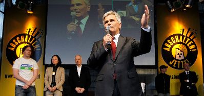 Am 25. April 2011 hielt Bundeskanzler Werner Faymann eine Rede bei der Gedenkkundgebung Tschernobyl und Fukushima - Verm&auml;chtnis und Verpflichtung.
