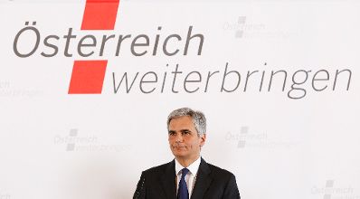 Am 30. Mai 2011 begann am Semmering die zweit&auml;gige Klausurtagung der Bundesregierung. Im Bild Bundeskanzler Werner Faymann bei der Pressekonferenz nach der 1. Arbeitssitzung.