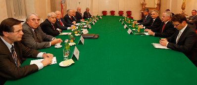 Am 14. November 2011 traf Bundeskanzler Werner Faymann mit Seniorenvertretern zu einem Arbeitsgespr&auml;ch im Bundeskanzleramt zusammen.