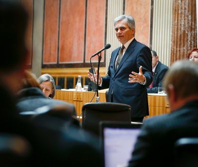Am 20. Dezember 2012 sprach Bundeskanzler Werner Faymann in der Aktuellen Stunde im Bundesrat zum Thema &quot;Europ&auml;ische Perspektiven&quot; im Parlament.