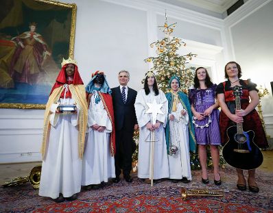 Am 28. Dezember 2012 empfing Bundeskanzler Werner Faymann Sternsinger im Bundeskanzleramt.