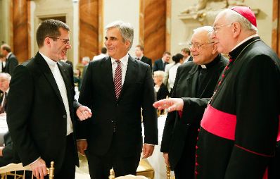Am 29. November 2013 sprach Bundeskanzler Werner Faymann Gru&szlig;worte beim Festakt "200 Jahre Adolph Kolping" im Palais Liechtenstein.