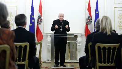 Am 2. Dezember 2014 &uuml;berreichte Bundeskanzler Werner Faymann und Kunst- und Kulturminister Josef Ostermayer das &Ouml;sterreichische Ehrenkreuz f&uuml;r Wissenschaft und Kunst an den Kolping- Ehrenpr&auml;ses Ludwig Zack. Im Bild Kardinal Christoph Sch&ouml;nborn.